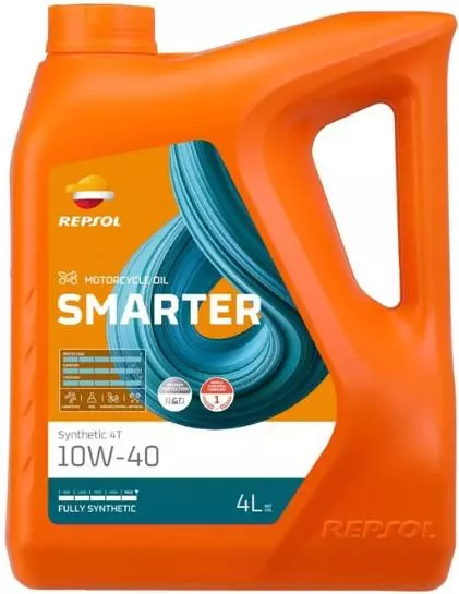 REPSOL SMARTER SYNTHETIC 4T OLEJ SILNIKOWY 10W40 4L