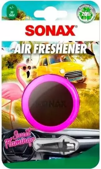 SONAX AIR FRESHENER ZAPACH SAMOCHODOWY SWEET FLAMINGO