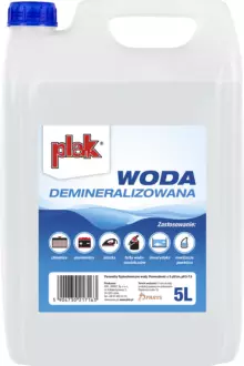 PLAK WODA DEMINERALIZOWANA 5L