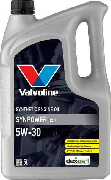 VALVOLINE SYNPOWER DX1 5W30 API SN DEXOS1 5L