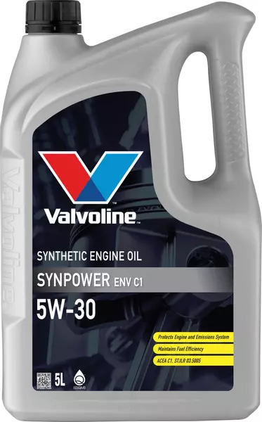 VALVOLINE SYNPOWER ENV C1 5W30 C1 FORD 934B 5L