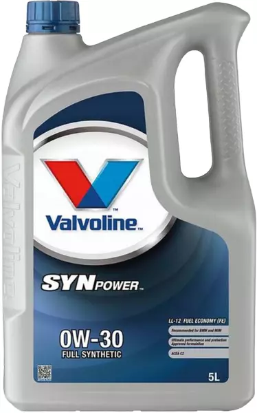 VALVOLINE SYNPOWER LL-12 FE 0W30 ACEA C2 BMW 5L