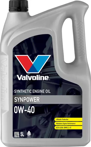 VALVOLINE SYNPOWER OLEJ SILNIKOWY 0W40 5L