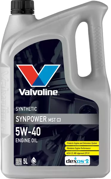 VALVOLINE SYNPOWER MST C3 5W40 SN CF ACEA C3 5L