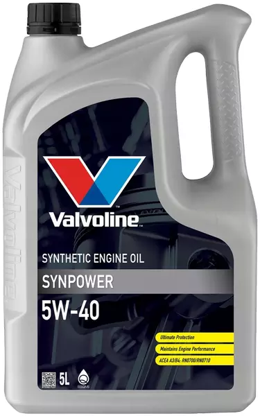 VALVOLINE SYNPOWER 5W-40 VW502.0/505 BMW LL-98 5L