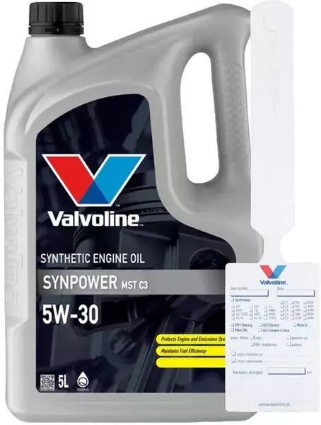 VALVOLINE SYNPOWER MST C3 5W30 SN/CF DEXOS2 5L + ZAWIESZKA