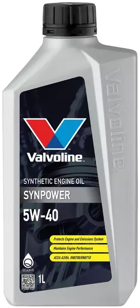 VALVOLINE SYNPOWER 5W-40 VW502.0/505 BMW LL-98 1L