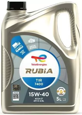 TOTAL RUBIA TIR 7400 E7 OLEJ SILNIKOWY 15W40 5L