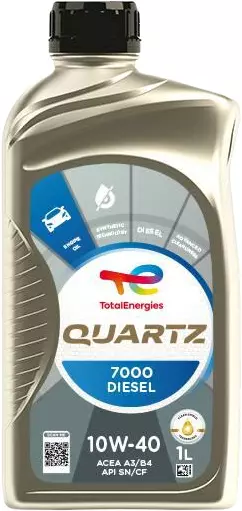 TOTAL QUARTZ 7000 DIESEL OLEJ SILNIKOWY 10W40 1L