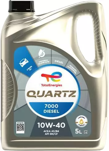 TOTAL QUARTZ 7000 DIESEL OLEJ SILNIKOWY 10W40 5L