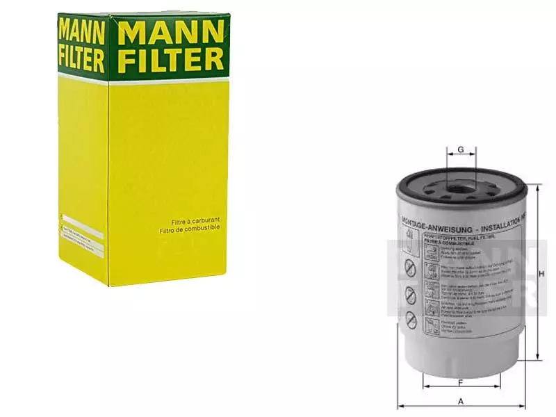 MANN-FILTER FILTR PALIWA  WK 924/1 x