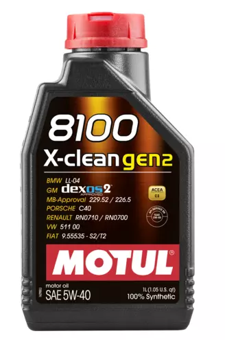 MOTUL X-CLEAN 5W40 GEN2 API SN ACEA C3 1L