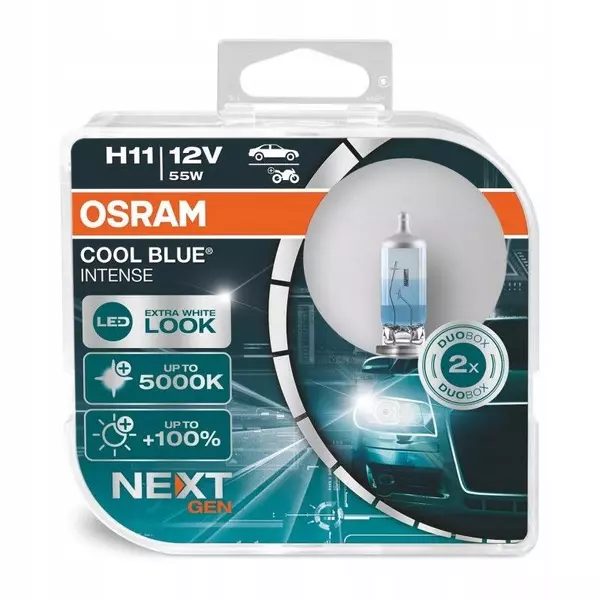 OSRAM ŻARÓWKI COOL BLUE H11 NEXTGEN 5000K