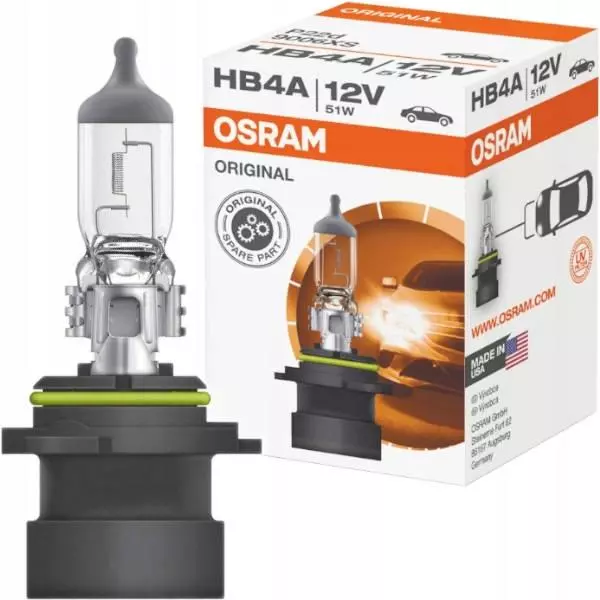 OSRAM ORIGINAL ŻARÓWKA HB4A 12V 51W P22D