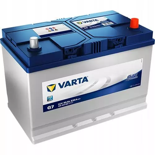 VARTA AKUMULATOR BLUE G7 12V 95Ah 830A P+