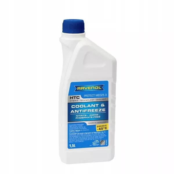 RAVENOL HTC PŁYN DO CHŁODNIC PREMIX 1,5L MB325.00