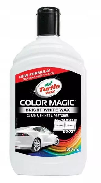 TURTLE WAX COLOR MAGIC BRIGHT WHITE BIAŁY 500ML