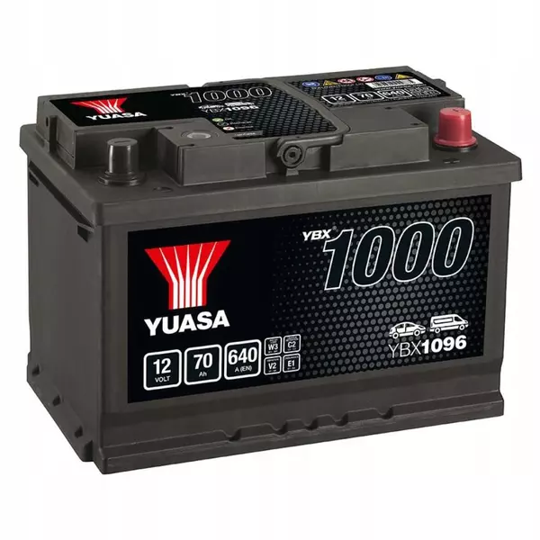 YUASA AKUMULATOR 12V 70Ah 640A YBX1096 P+