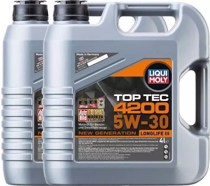 LIQUI MOLY TOP TEC 4200 5W30 LONGLIFE III 8L