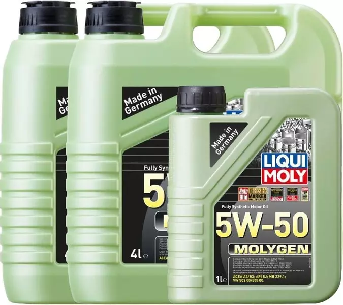 LIQUI MOLY MOLYGEN 5W50 A3/B3 VW502.00/505.00 9L