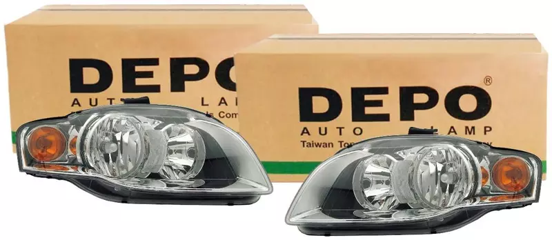 DEPO REFLEKTORY LAMPY PRZÓD AUDI A4 B7 2 SZT