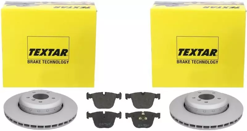 TEXTAR TARCZE+KLOCKI TYŁ BMW 5 E60 E61 6 E63 E64 345MM