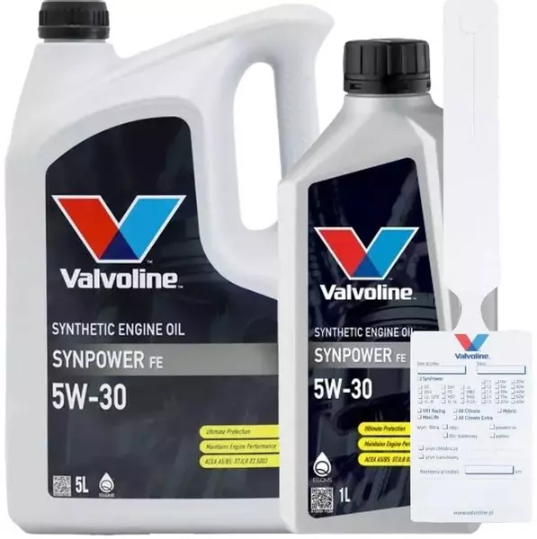 VALVOLINE SYNPOWER FE 5W30 A5/B5 FORD 913 6L + ZAWIESZKA