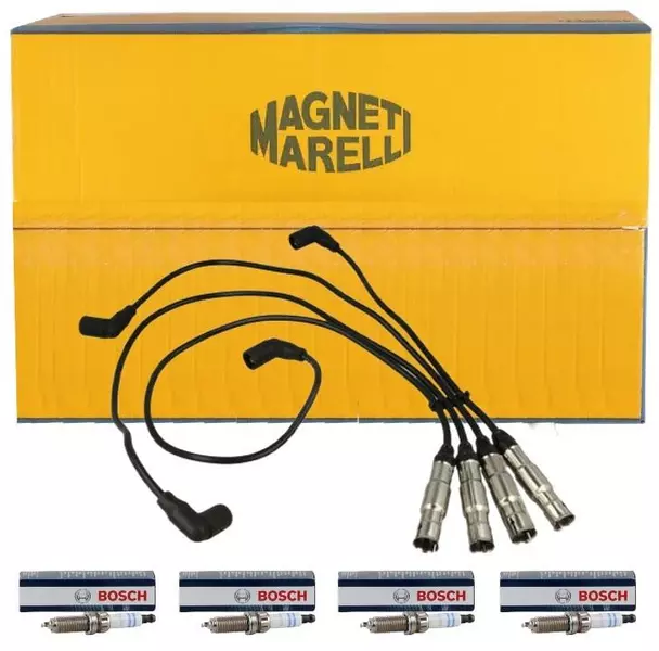 MAGNETI MARELLI KABLE+ŚWIECE AUDI A3 8L1 8PA A4 B5 B6 B7 1.6