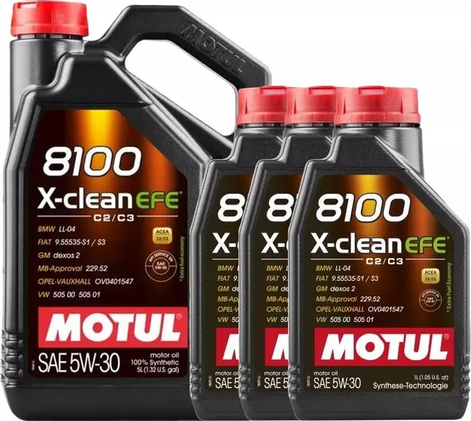 MOTUL 8100 X-CLEAN EFE 5W30 MB229.52 LL-04 GM 8L