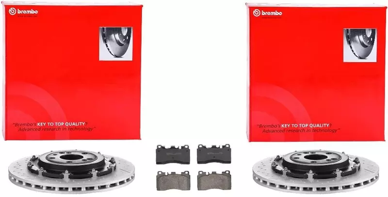 BREMBO TARCZE+KLOCKI TYŁ MERCEDES SL R230 SL65 AMG 360MM