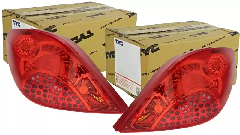 TYC LAMPY TYŁ TYLNE KPL PEUGEOT 207