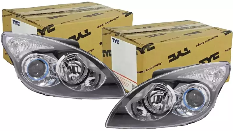 TYC REFLEKTORY LAMPY PRZÓD KPL HYUNDAI I30 09-