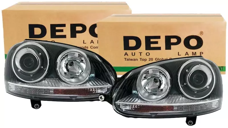 DEPO REFLEKTORY LAMPY PRZÓD VW JETTA III 05- XENON