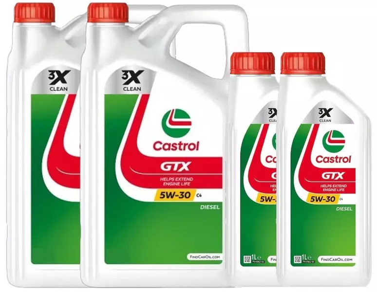 CASTROL GTX 5W30 C4 MB226.51 RN0720 10L