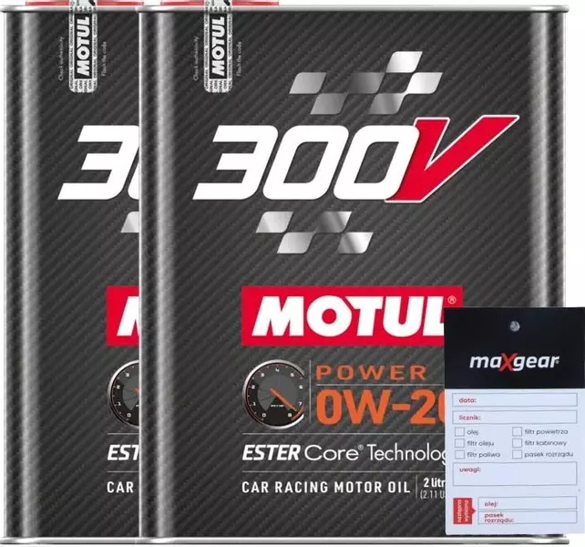 MOTUL 300V POWER OLEJ SILNIKOWY 0W20 4L + ZAWIESZKA