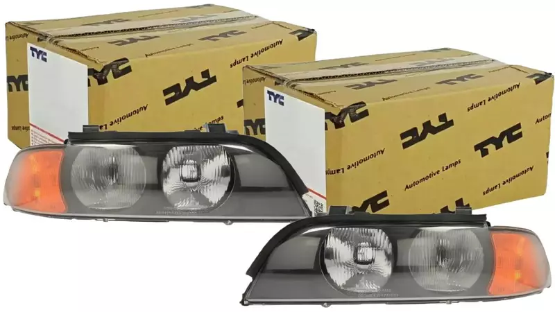 TYC REFLEKTORY LAMPY PRZÓD KPL BMW 5 E39