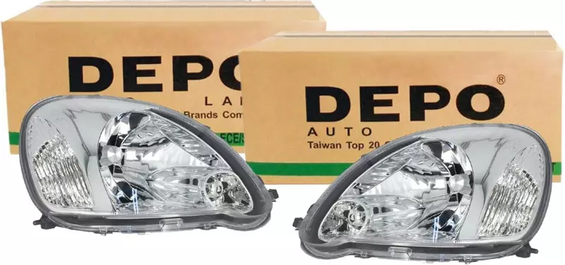 DEPO REFLEKTORY LAMPY PRZÓD TOYOTA YARIS P1 03-