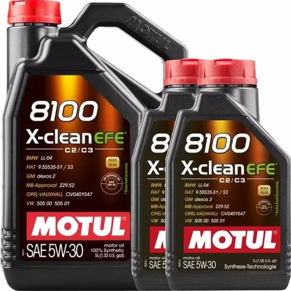 MOTUL 8100 X-CLEAN EFE 5W30 MB229.52 LL-04 GM 7L