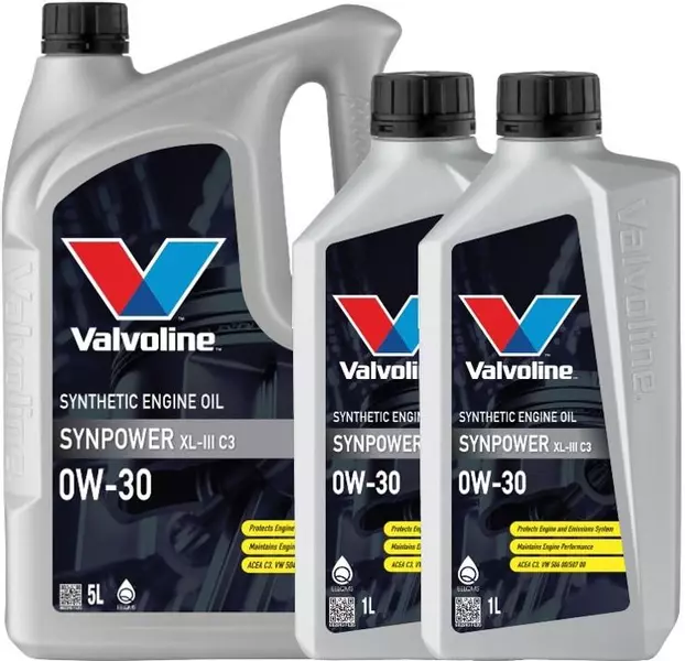 VALVOLINE SYNPOWER XL-III C3 0W30 API SN/CF 7L