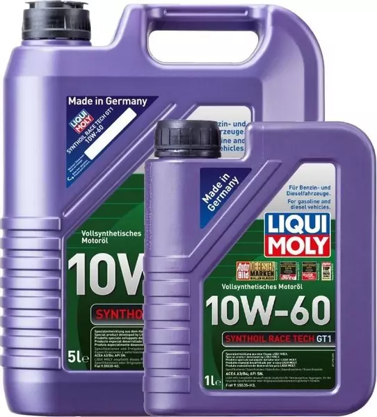 LIQUI MOLY SYNTHOIL RACE TECH GT1 10W60 6L