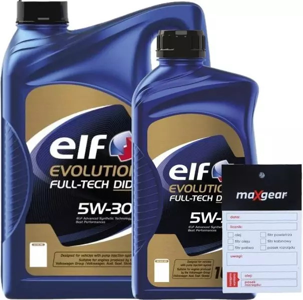 ELF EVOLUTION FULL-TECH DID 5W30 C3 VW502.00/505.00 6L + ZAWIESZKA