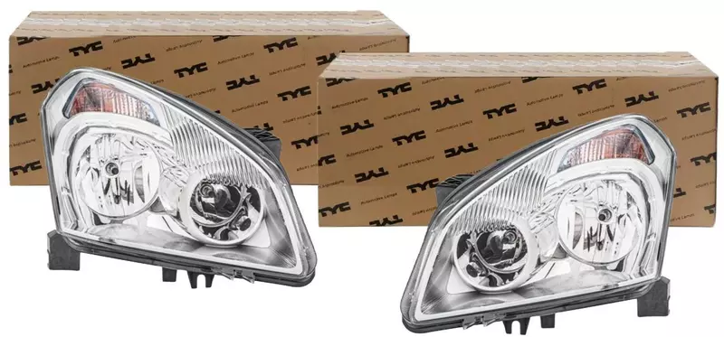 TYC REFLEKTORY LAMPY PRZÓD KPL NISSAN QASHQAI J10