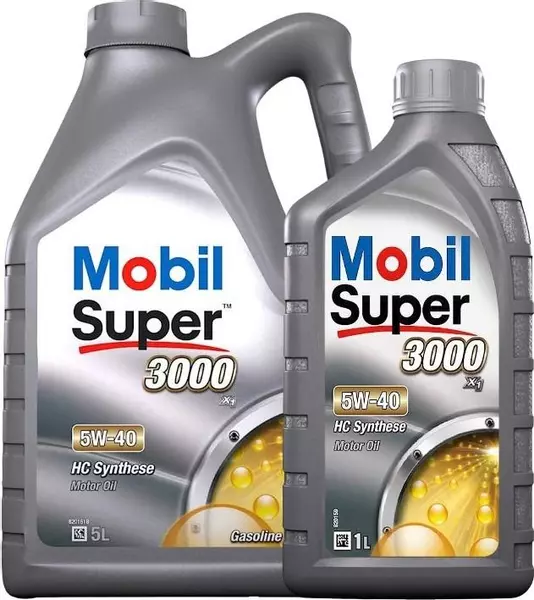 MOBIL SUPER 3000 X1 5W40 A3/B4 SN/SM 6L