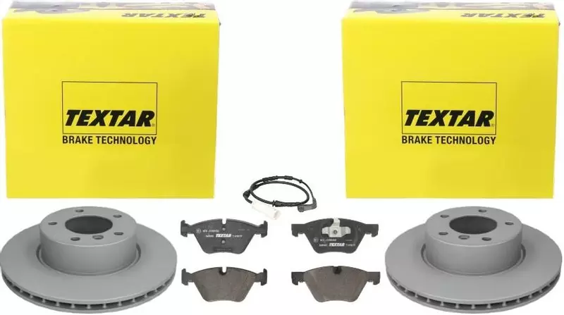 TEXTAR TARCZE+KLOCKI PRZÓD BMW 1 E81 E87 E82 3 E90 E91 E92 E93 300MM