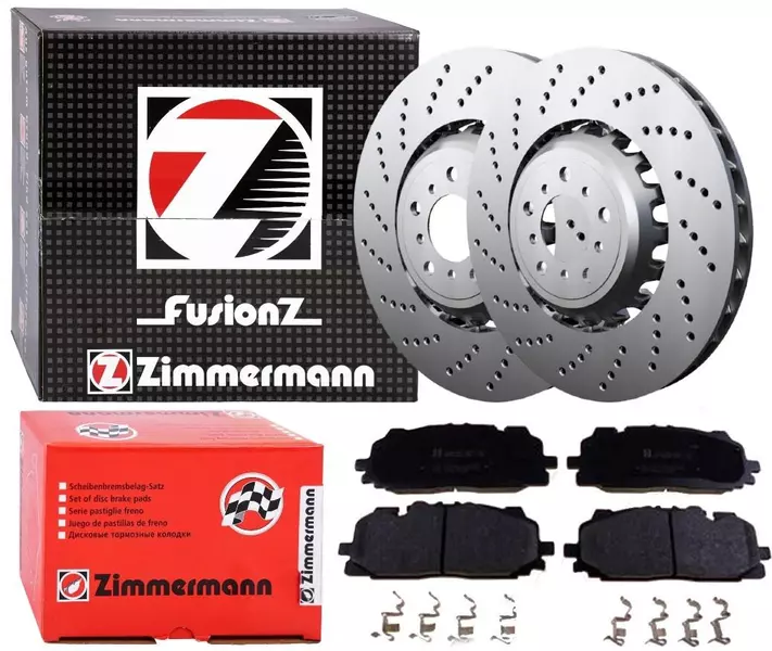 ZIMMERMANN TARCZE+KLOCKI PRZÓD AUDI RS4 B9 RS5 F5 375MM