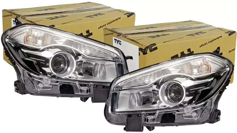 TYC REFLEKTORY LAMPY PRZÓD NISSAN QASHQAI J10 FL