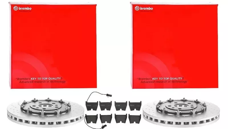 BREMBO TARCZE+KLOCKI PRZÓD AUDI A4 B7 RS4 365MM