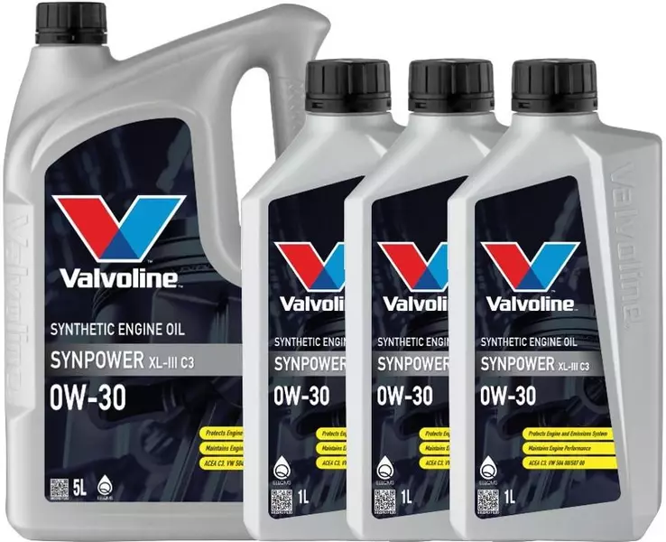 VALVOLINE SYNPOWER XL-III C3 0W30 API SN/CF 8L