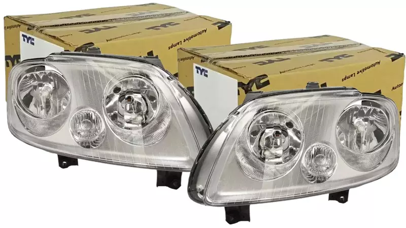 TYC REFLEKTORY LAMPY PRZÓD KPL VW TOURAN CADDY III