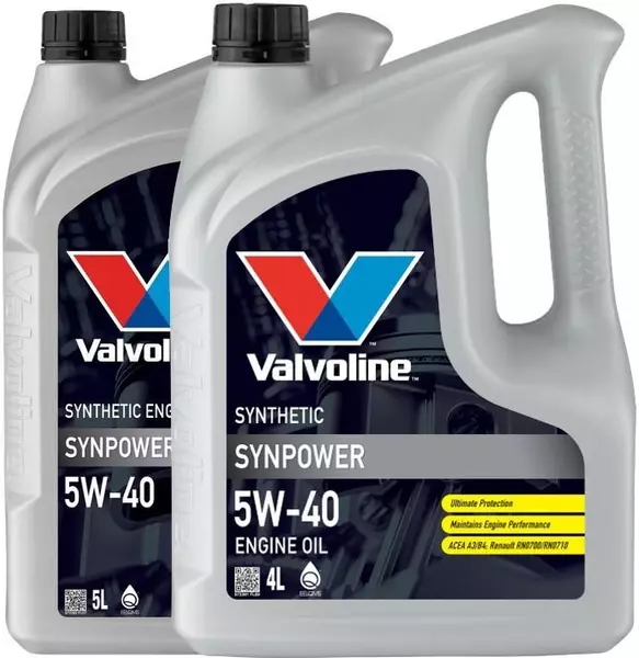 VALVOLINE SYNPOWER 5W-40 VW502.0/505 BMW LL-98 9L